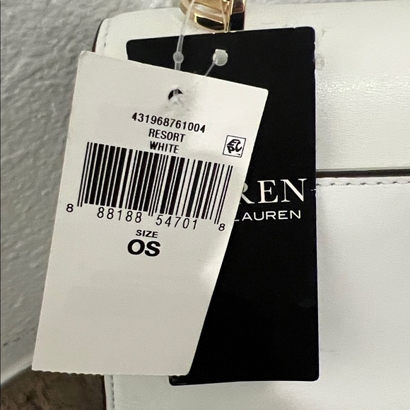 Ralph Lauren Cream Mini Bag with Gold Accents NWT - Picture 3 of 9